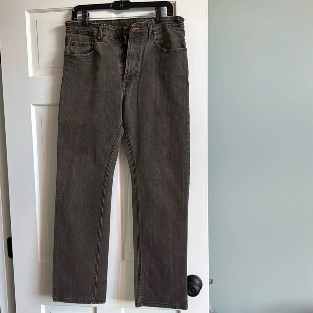 Men's Faconnable gray Jeans 33 R